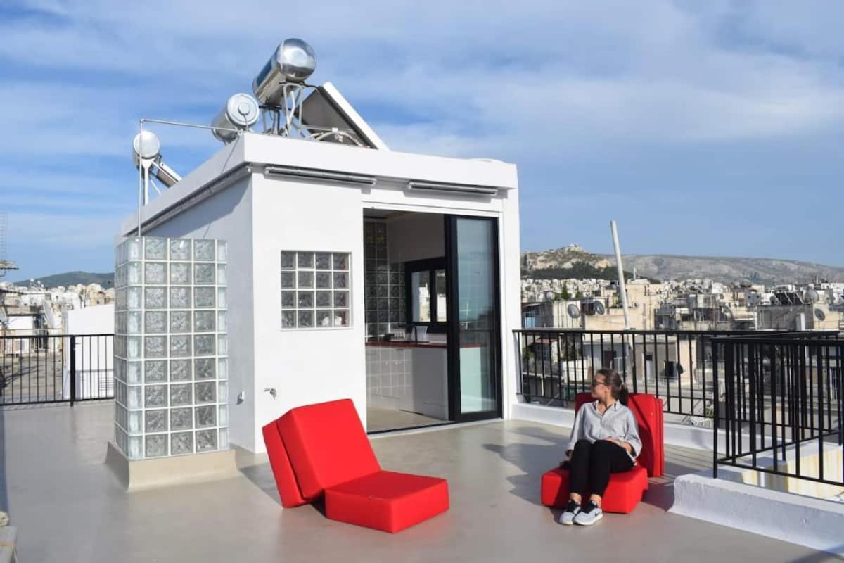 Rooftop Studio Breathtaking Views By Ghh Atene Esterno foto